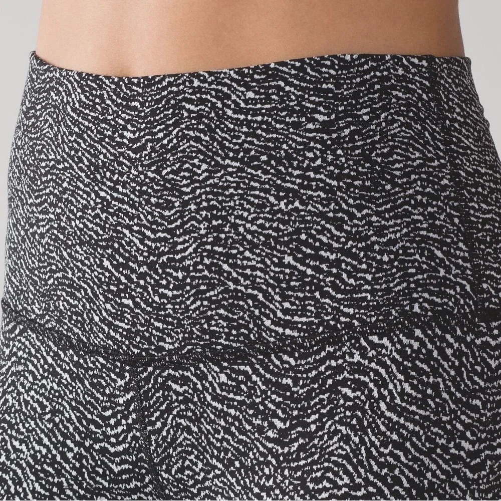 Lululemon Luon Ripple Jacquard Wunder Under Hi-Rise Laser Cut Pant Leggings - Picture 8 of 9